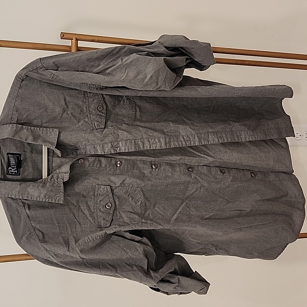 Men's Gray Casual shirt